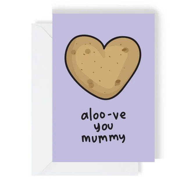 Aloove You Mummy Greeting Card