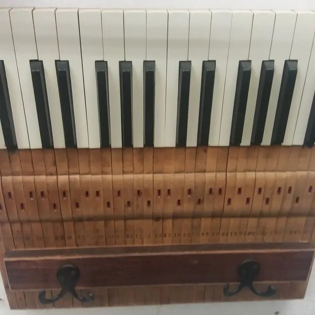 Piano Key Coat Hanger Medium