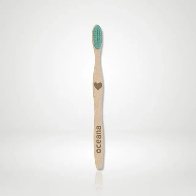 Oceana Bamboo Toothbrush for Kids Color Blue