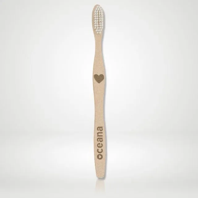Oceana Bamboo Toothbrush Adult Color White
