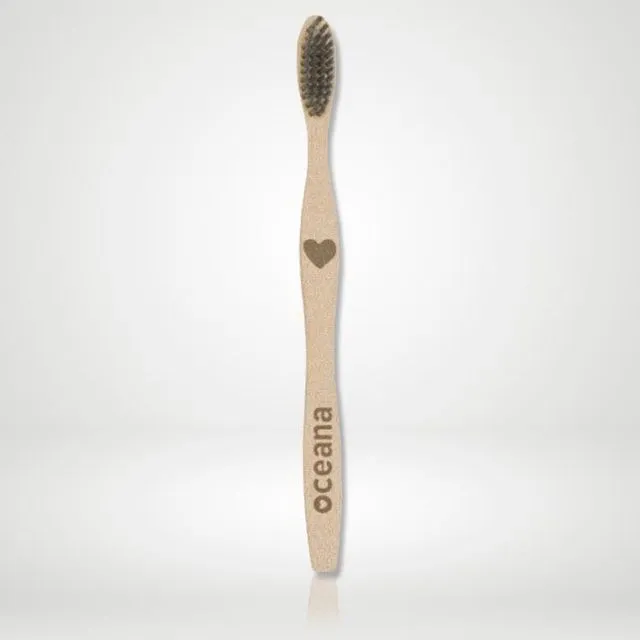 Oceana Bamboo Toothbrush Adult Color Black