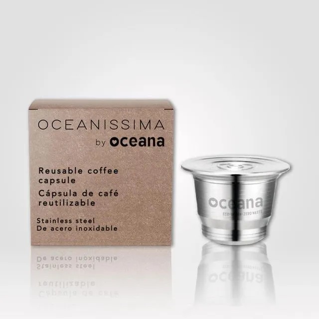 Oceanissima Stainless Steel Reusable Coffee Capsule