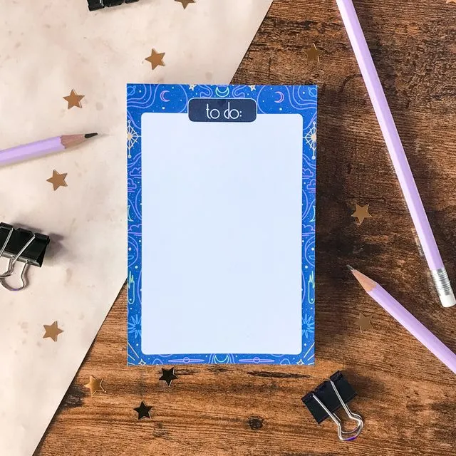 Outer Space To Do List Memo Pad