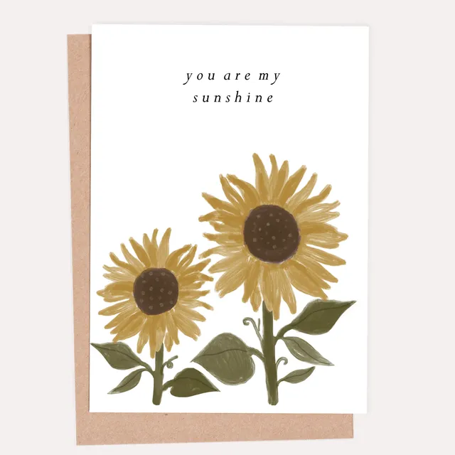 You are My Sunshine Greeting Card
