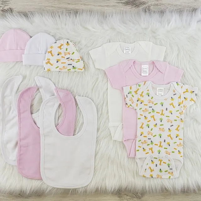 Bambini 9 Pc Layette Baby Clothes Set