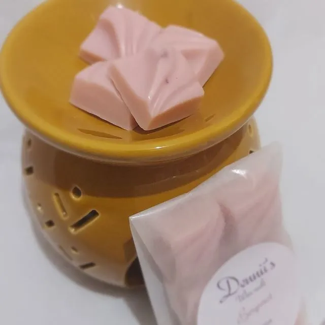 Bergamot fragranced square wax melts