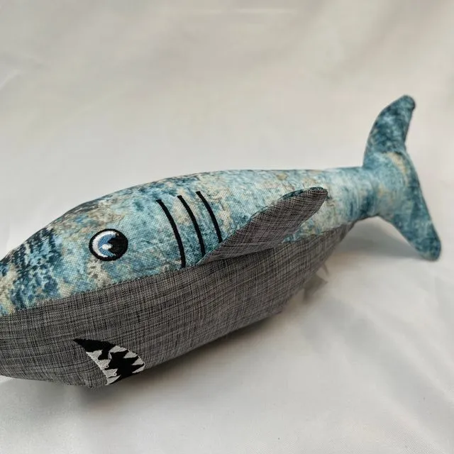 Eco Conscious Shark Dog Toy