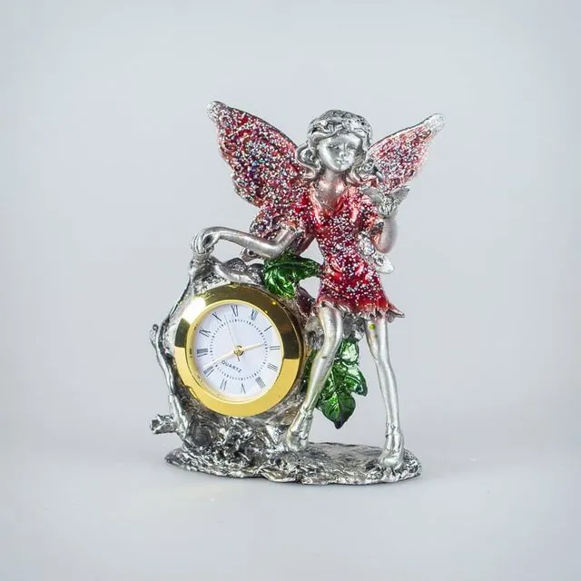 Gold Clock Fairy (Red)