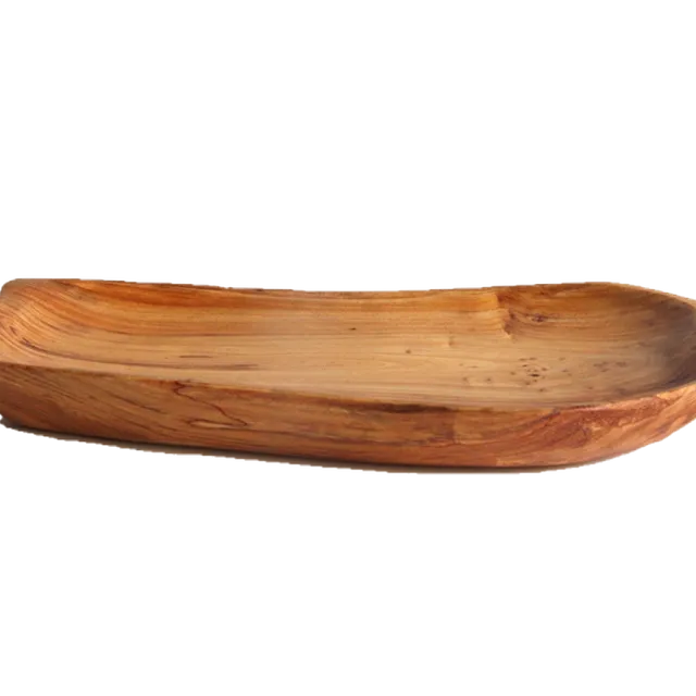 Hand-Crafted Root Wood Live Edge Platter - Small (12-13" / 2")