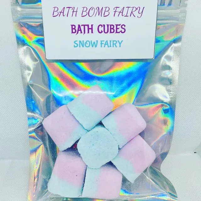 Snow fairy bath cubes