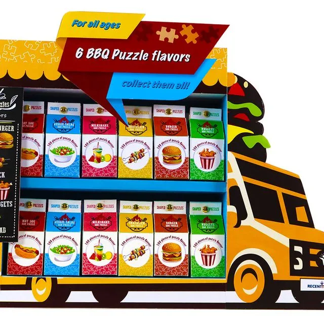 The Food Truck Puzzle (24 pcs display)