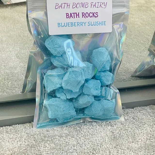 Bath rocks - blueberry slushie