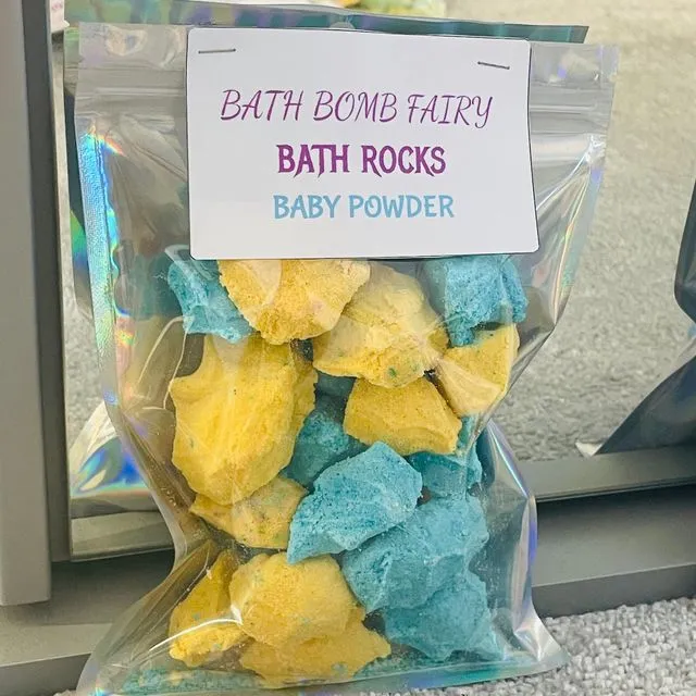 Bath rocks - baby powder