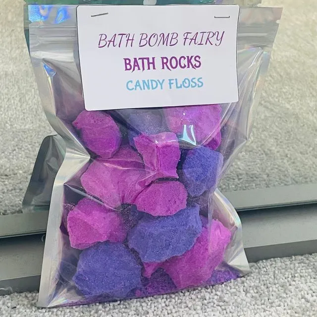 Bath rocks - candy floss