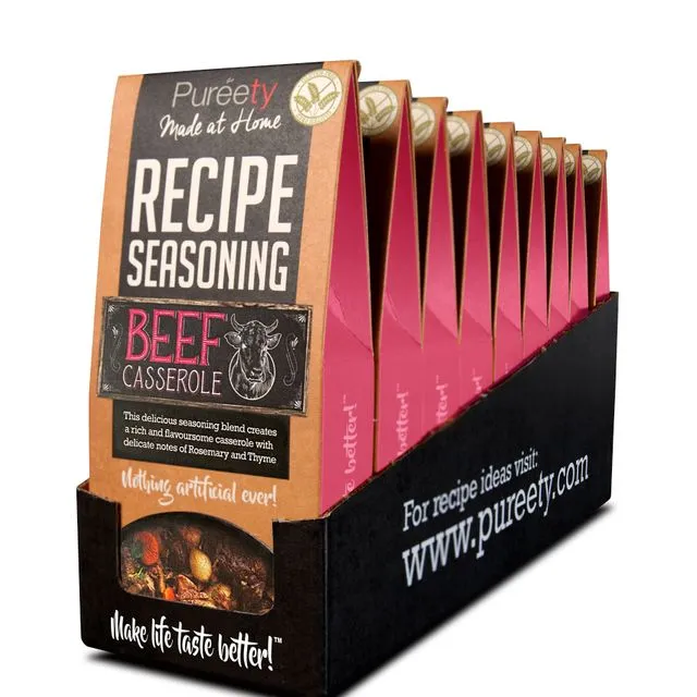 GLUTEN FREE Beef Casserole Recipe Seasoning 50g - Case of 9