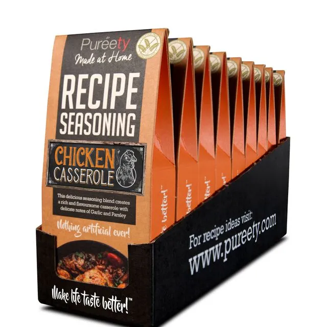 GLUTEN FREE Chicken Casserole Recipe Seasoning 50g - Case of 9