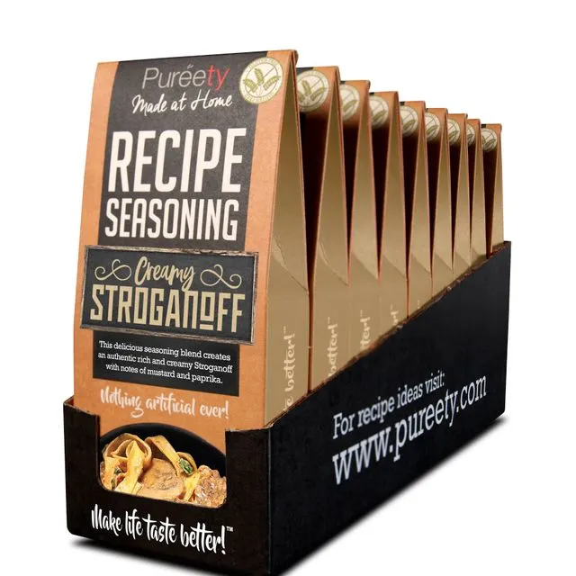 GLUTEN FREE Beef Stroganoff Recipe Seasoning 50g - Case of 9