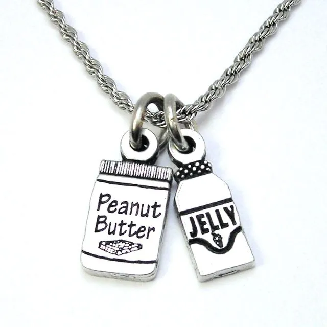 Peanut Butter jelly necklace