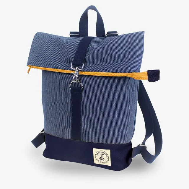 Mini Brightday Backpack: Denim Stitch