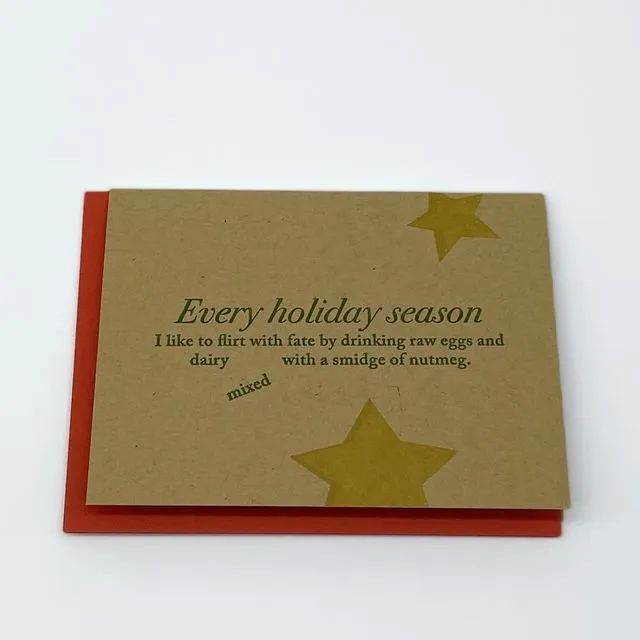 Christmas - Eggnog Card