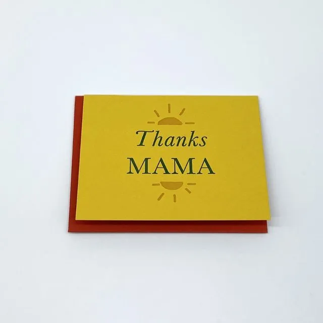 Thanks Mama Card