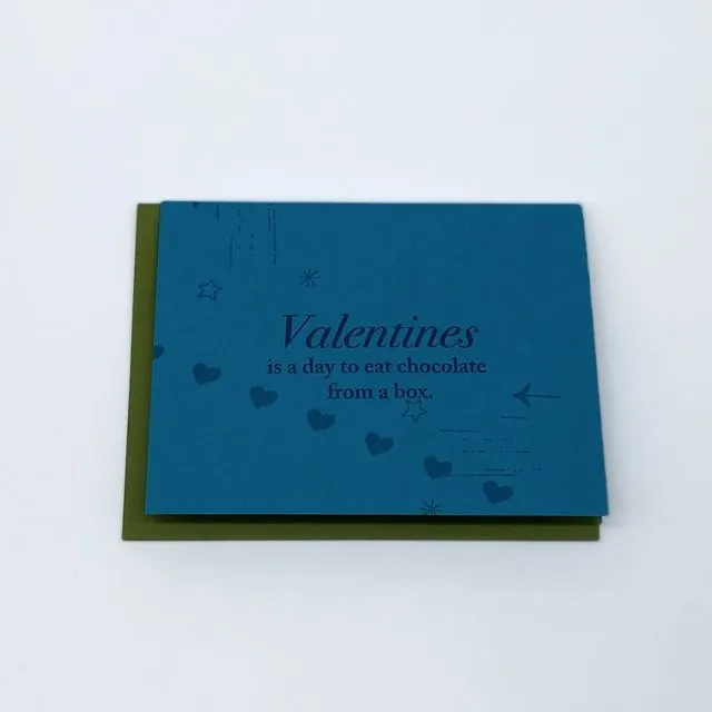 Valentine - Chocolate Card