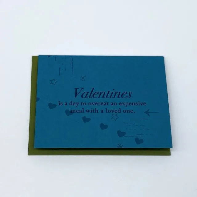 Valentine - Meal Card
