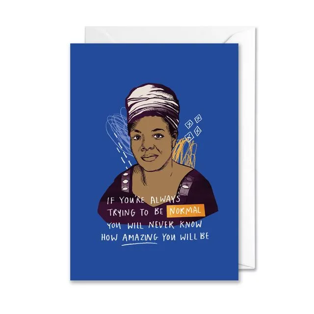 Maya Angelou Quote Card - Pack of 6