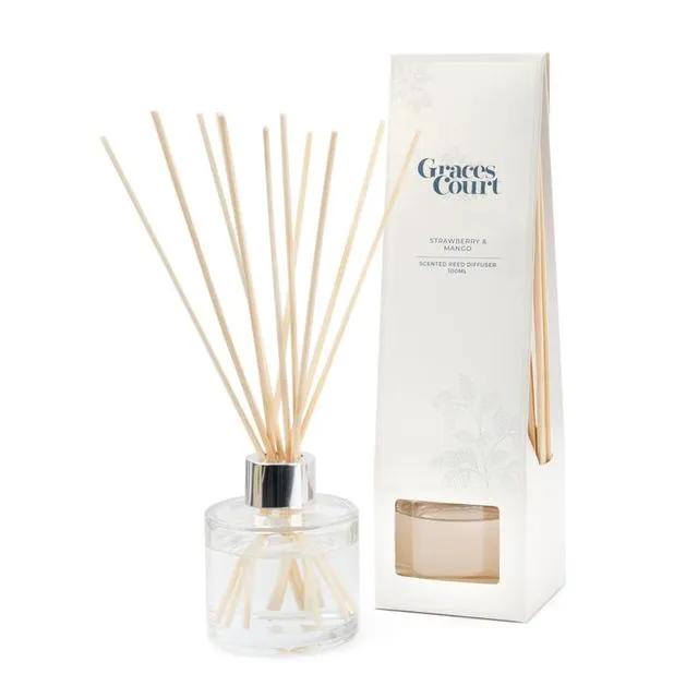 Strawberry &amp; Mango 100ml Reed Diffuser - Pack of 6