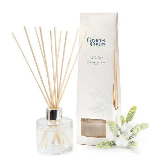 Snowberry &amp; Mistletoe 100ml Reed Diffuser - Pack of 6