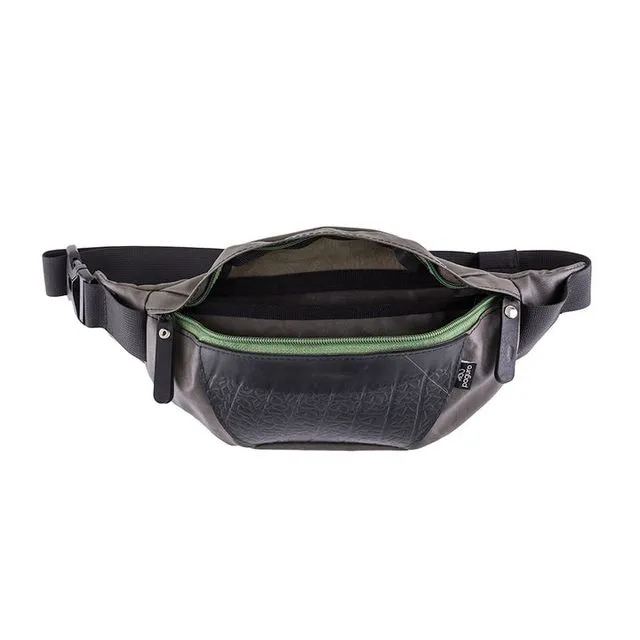 Platoon Recycled Canvas Vegan Fanny Pack Olive