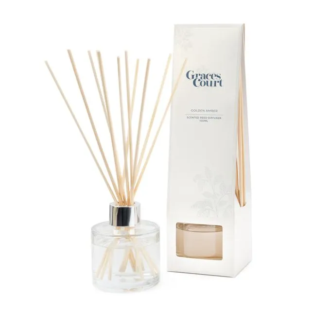 Golden Amber 100ml Reed Diffuser - Pack of 6
