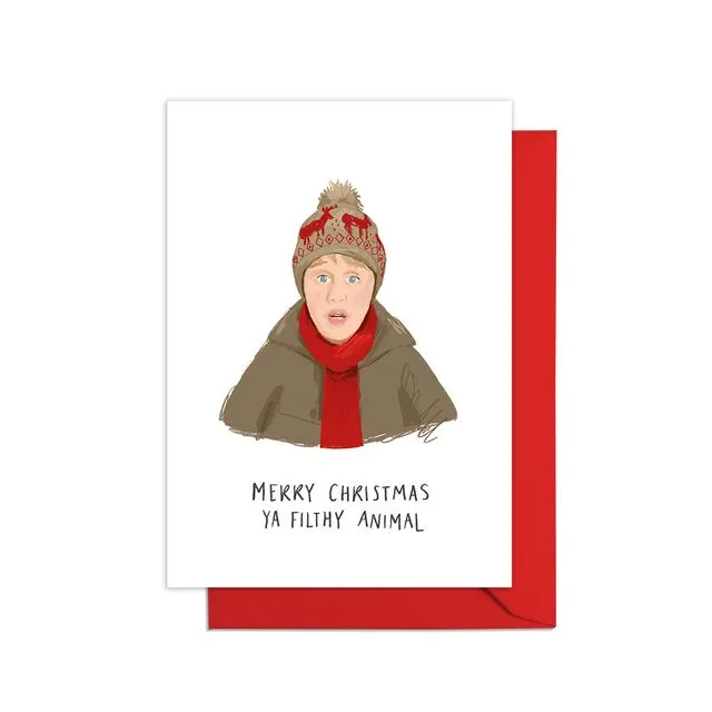 Home Alone A6 Christmas Card - Pack of 6