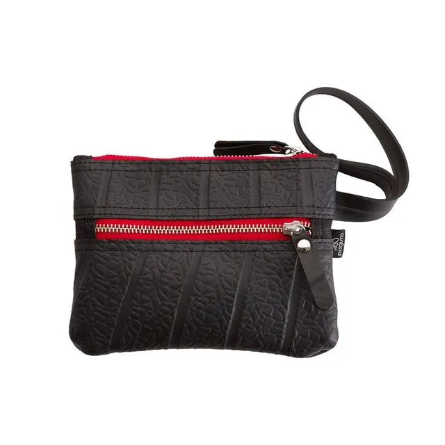 Erin Vegan Wristlet and Belt Pouch Red