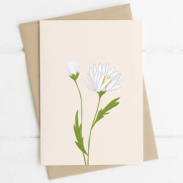 'Daisy Wildflower' Note Card A6 (Unit of 6 Cards)