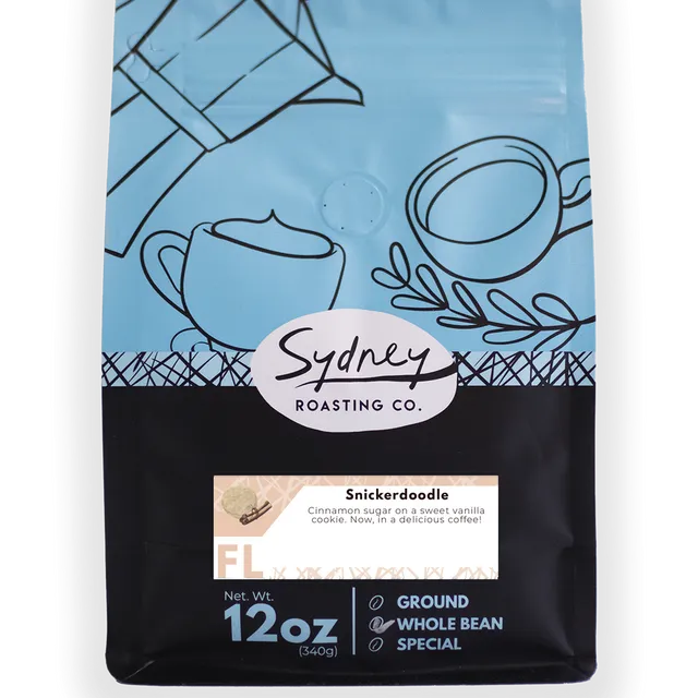 Snickerdoodle Flavored Coffee Whole Bean - Pack of 8