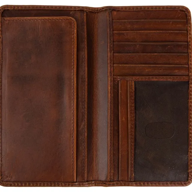 Leather Executive Jacket Wallet for Men Secretary Wallet