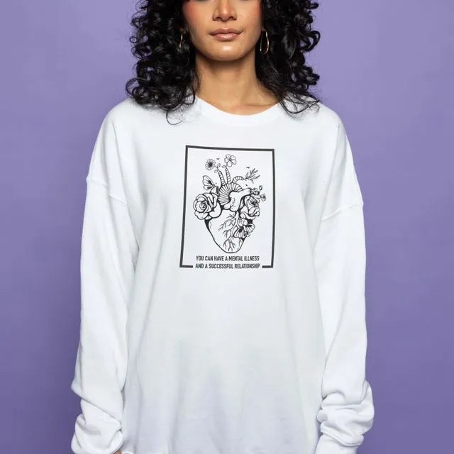 Mental health Unisex Pullover Sweatshirt - "Mental Illness & Relationships"