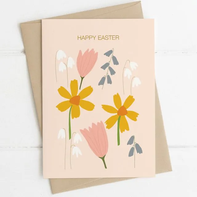 'Happy Easter' Card A6 (Unit of 6 Cards)