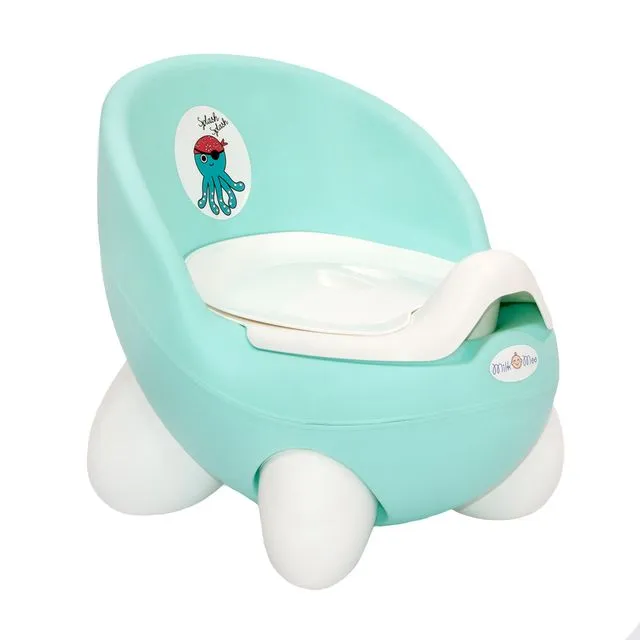 Milk&Moo Potty Chair, BPA Free Potty Training Seat Toilet, Safe, Comfortable, Non Slip, Has Lid and Removable Container, Easy To Clean, Toddler Potty, For Baby Girls and Boys