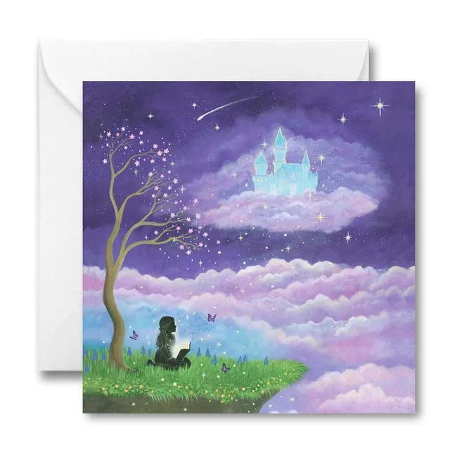 Imagination will take you anywhere Greeting Card