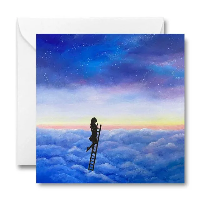 Rise above the Clouds Greeting Card