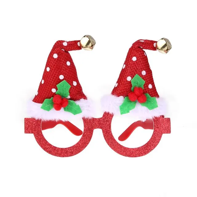 Christmas Party Glasses "Santa Hat"