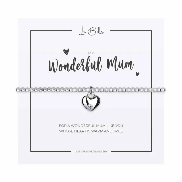 My Wonderful Mum Bracelet | Jewellery Gifts For Women