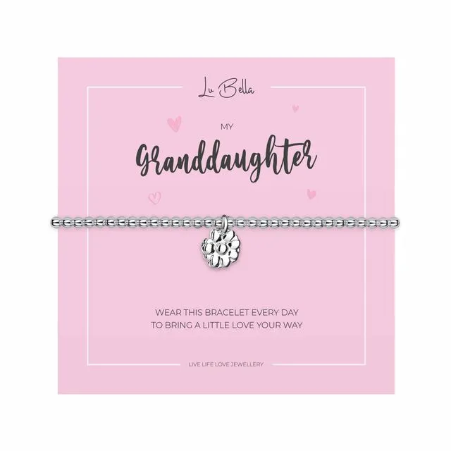 My Granddaughter Children Sentiments Bracelet | Jewellery Gifts For Women