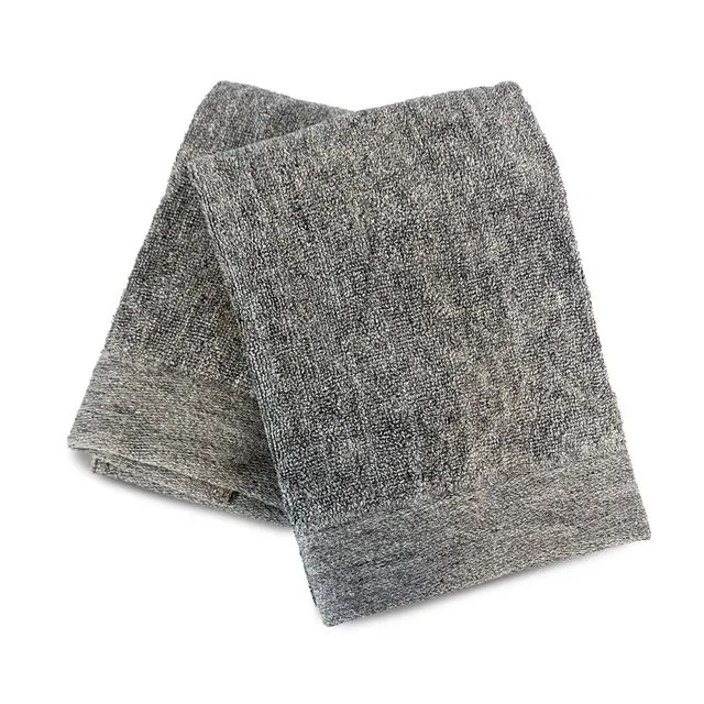 BedVoyage Melange Rayon Bamboo Cotton Towel Collection 2pk - Charcoal