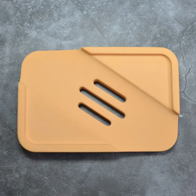 Pastel Orange Concrete Soap Dish