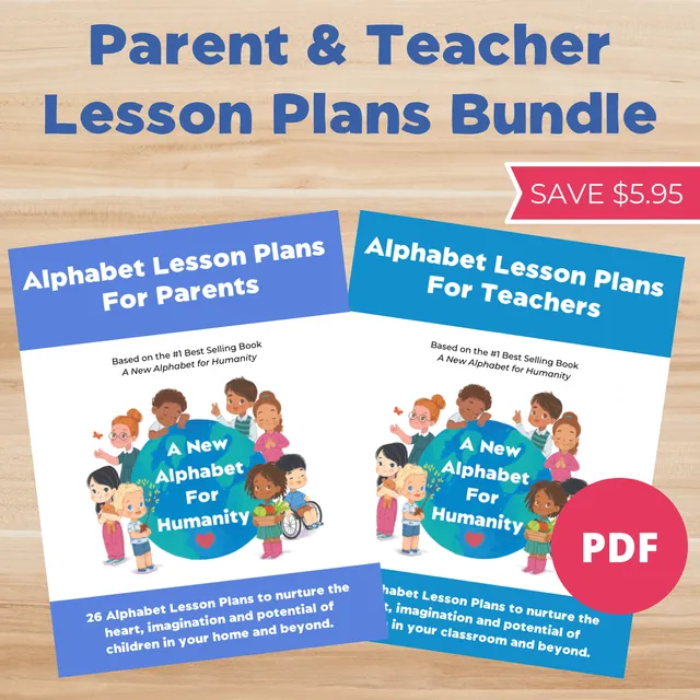 Printable Alphabet Parent &amp; Teacher Lesson Plans Bundle  (DIGITAL PDF COPY)