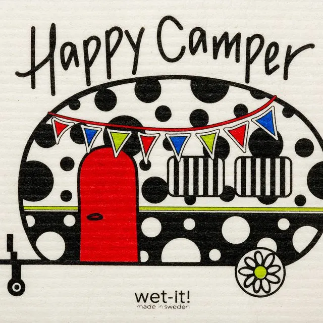 Happy Camper Swedish Cloth