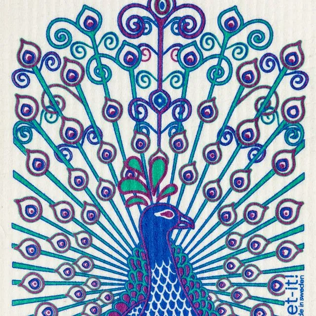 Peacock Swedish Cloth